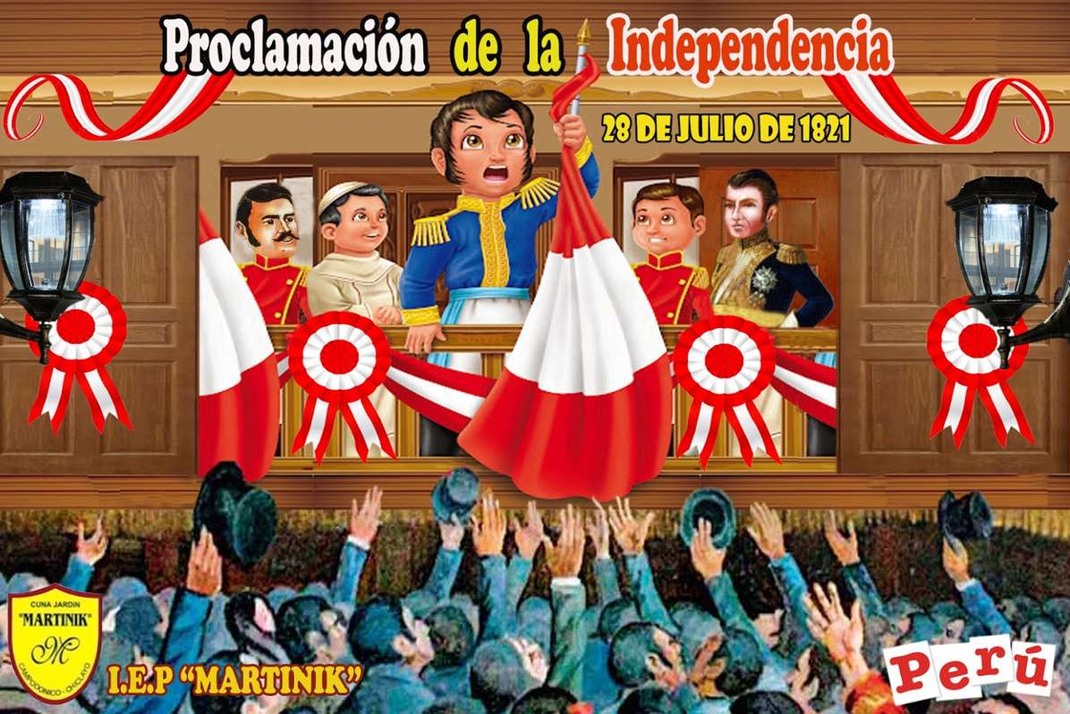 Underendencia del perú. онлайн пъзел