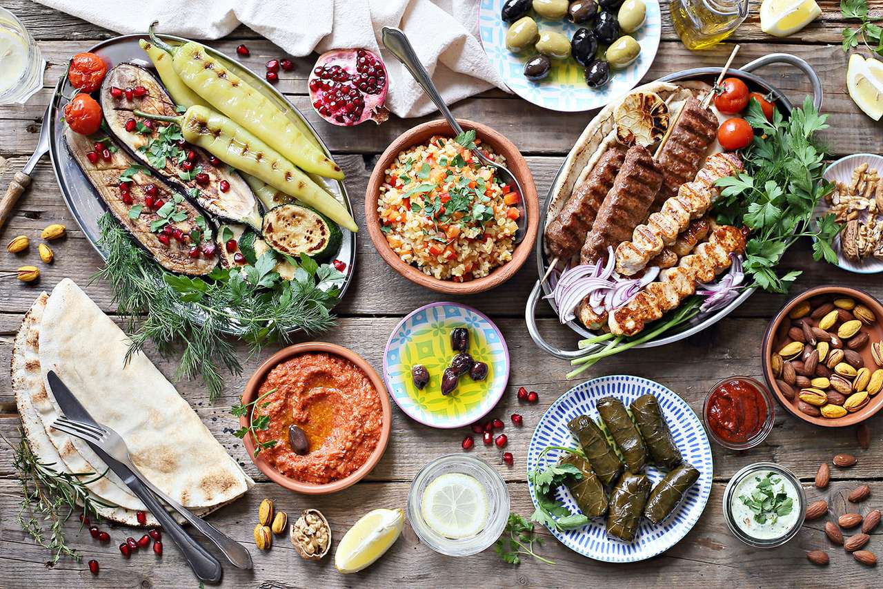 Λιβανέζικη κουζίνα παζλ online
