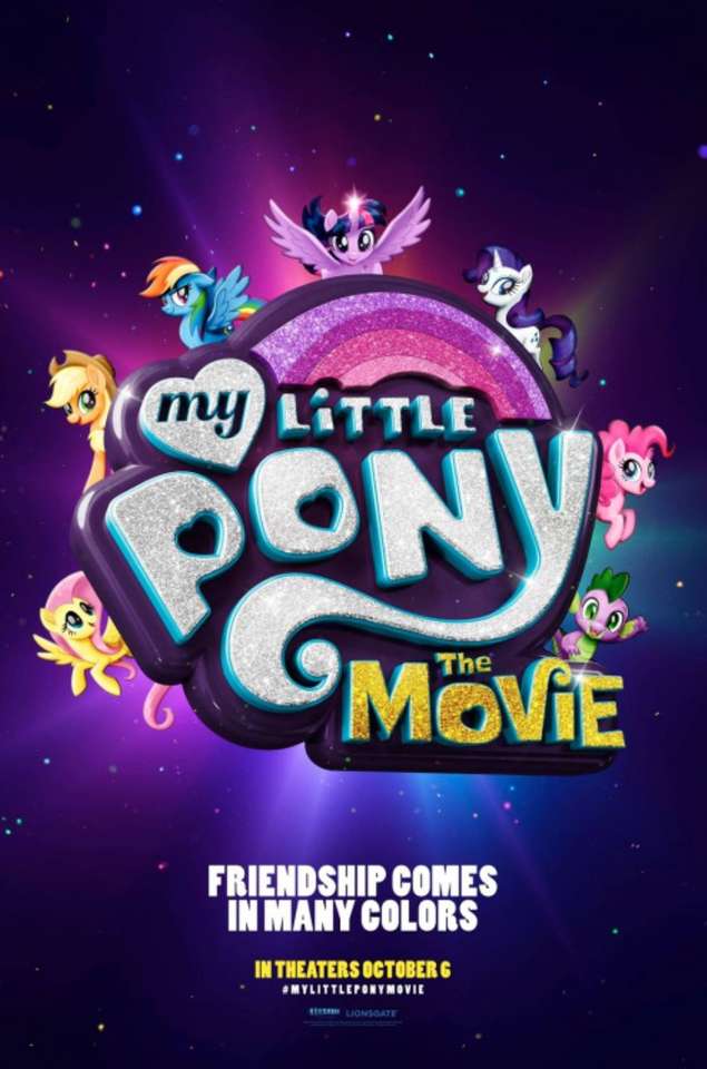 My Little Pony: The movie film poster online puzzle