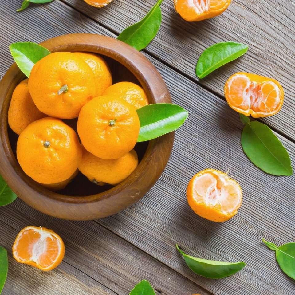 Mandariner pussel på nätet