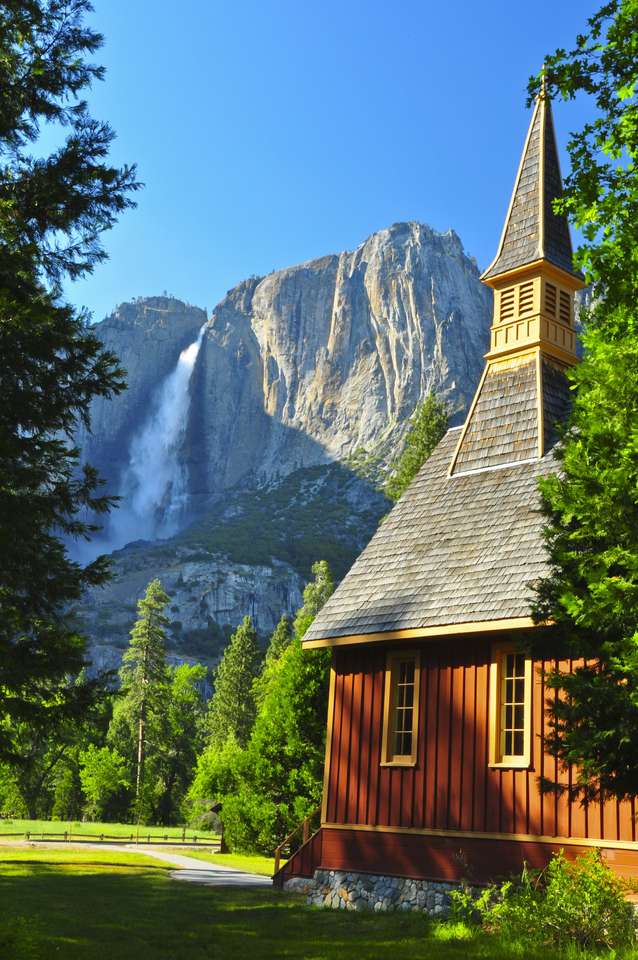 Yosemite Chapel pussel på nätet