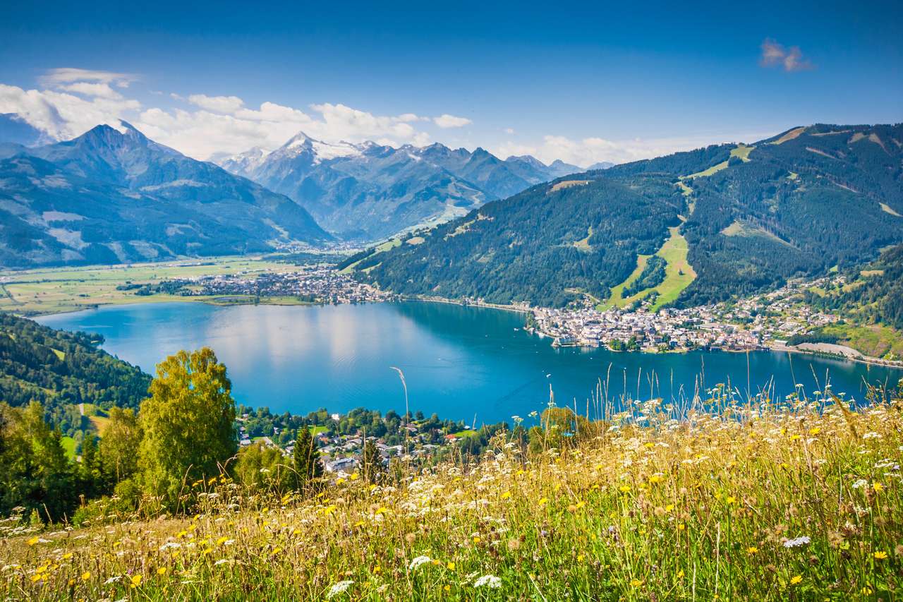 Zeller Lake, Oostenrijk legpuzzel online