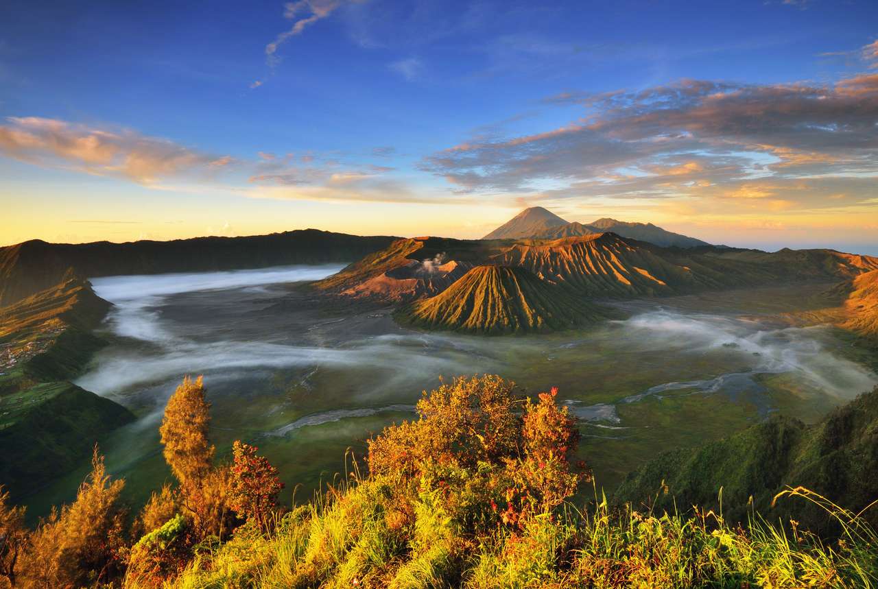 Mount Bromo, Indonesien. Online-Puzzle