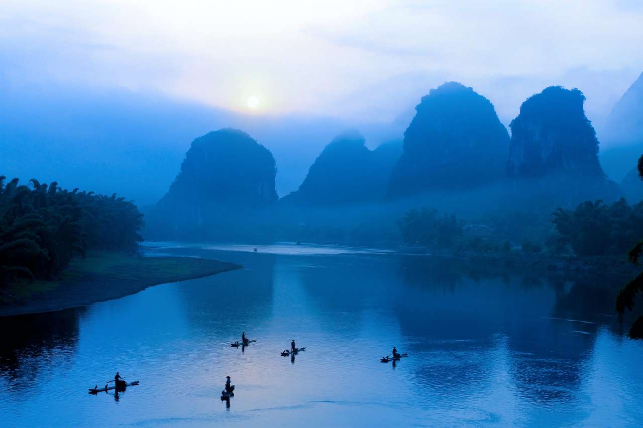 Li River, Kina pussel på nätet