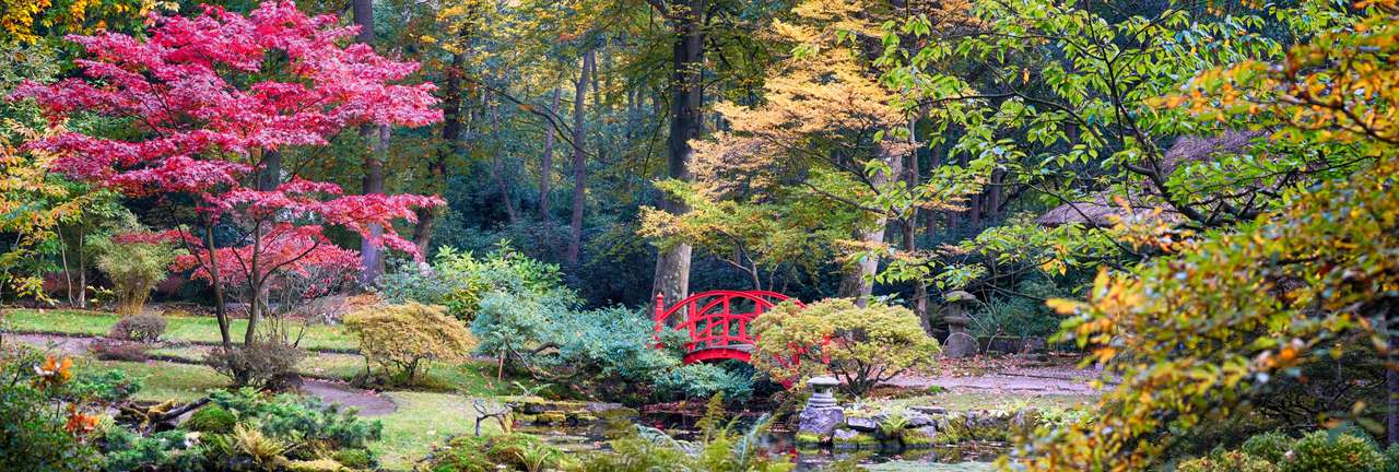 Herbstpanorama in Japan Online-Puzzle