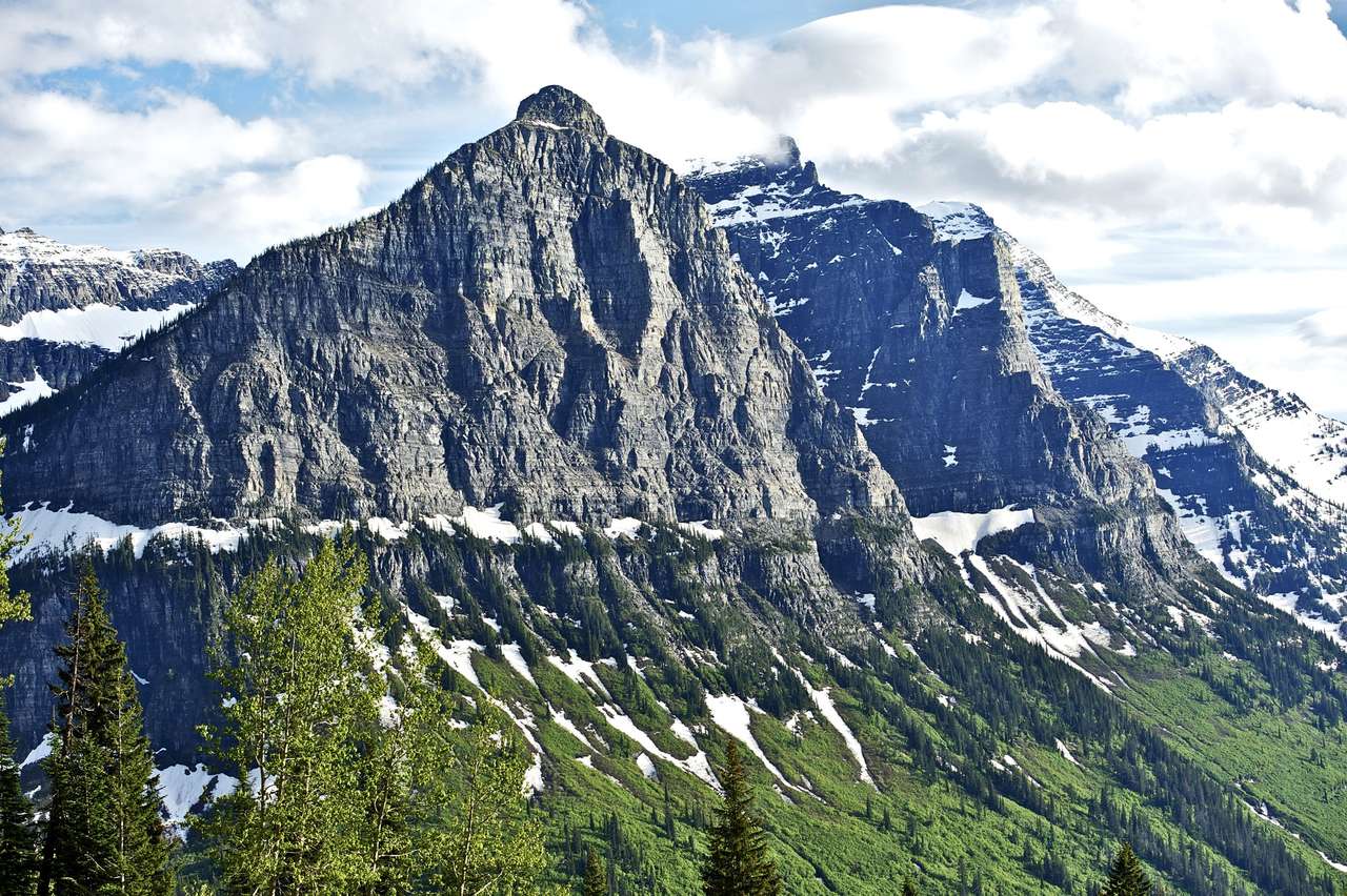 Скалистые горы Монтаны, США пазл онлайн