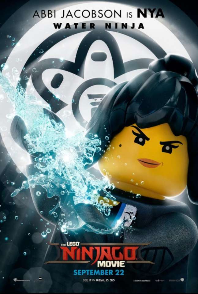Lego Ninjago Film: NYA Poster jigsaw puzzle online