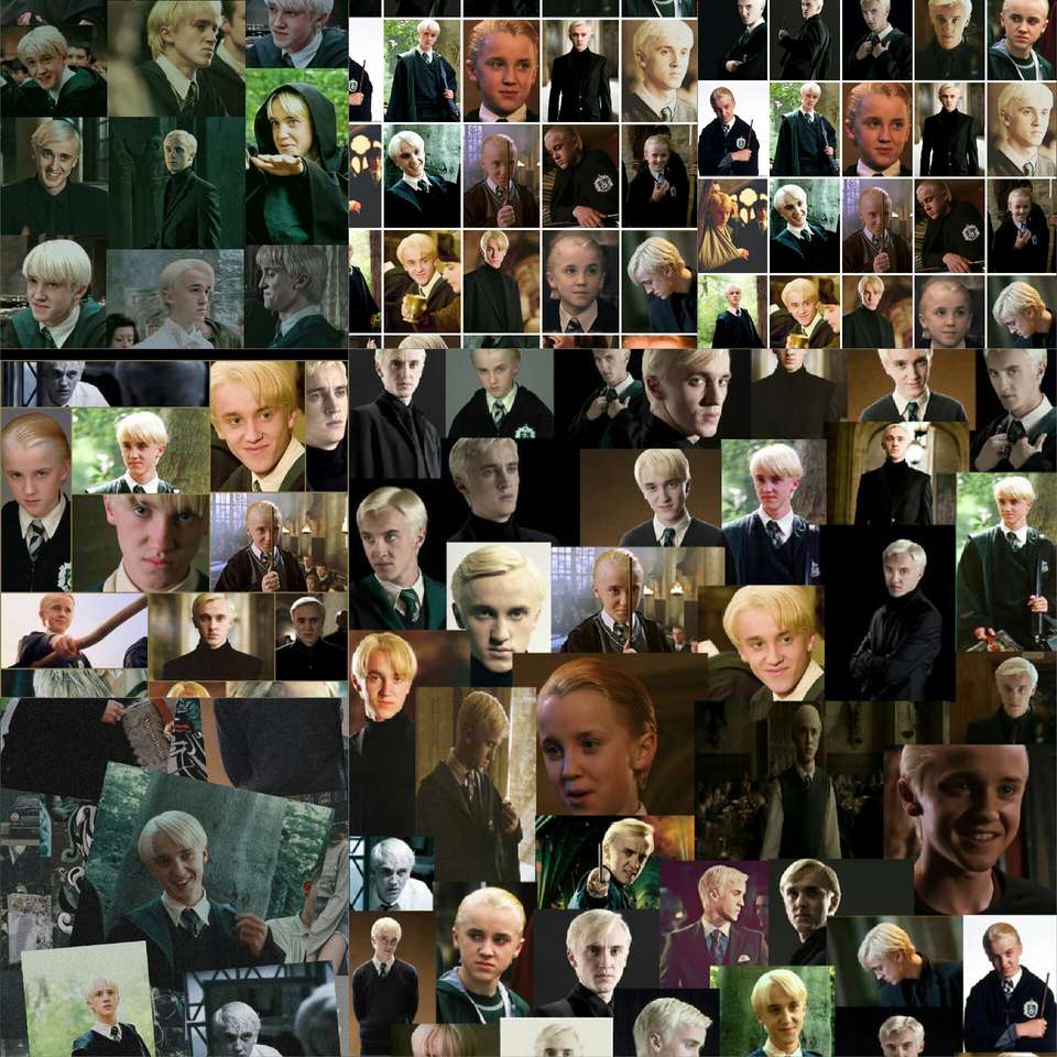 Collage Draco Malfoy puzzle en ligne