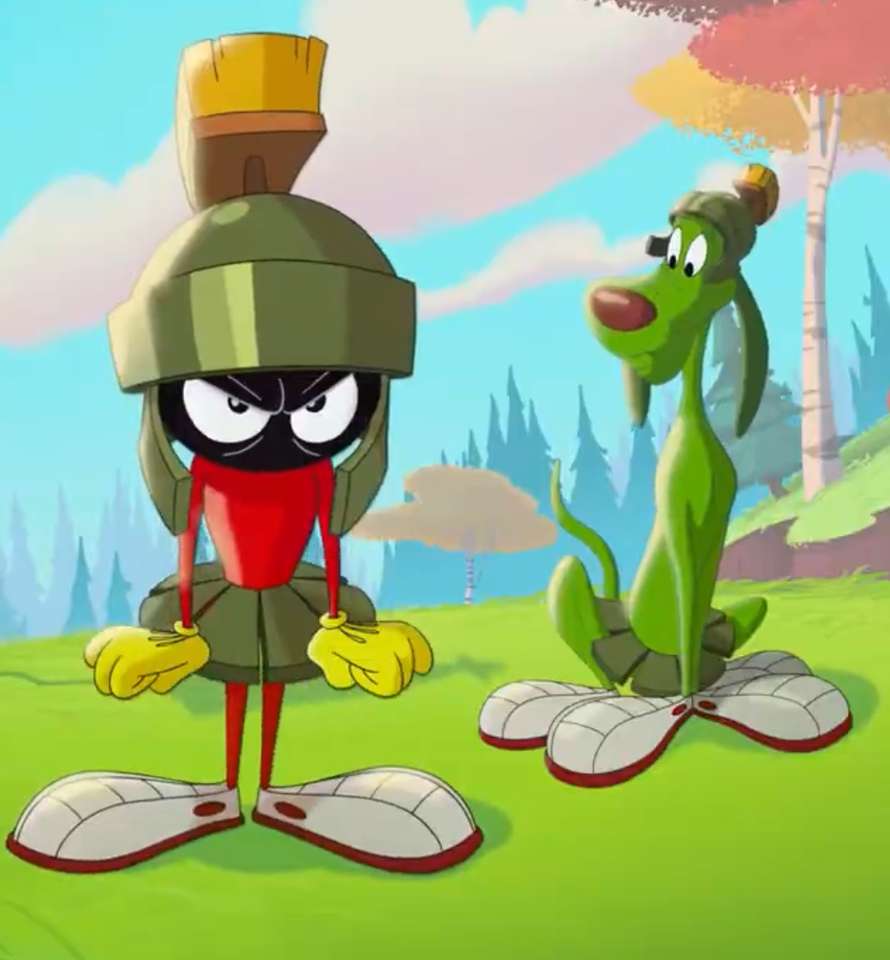 Marvin the Martian and K-9 jigsaw puzzle online