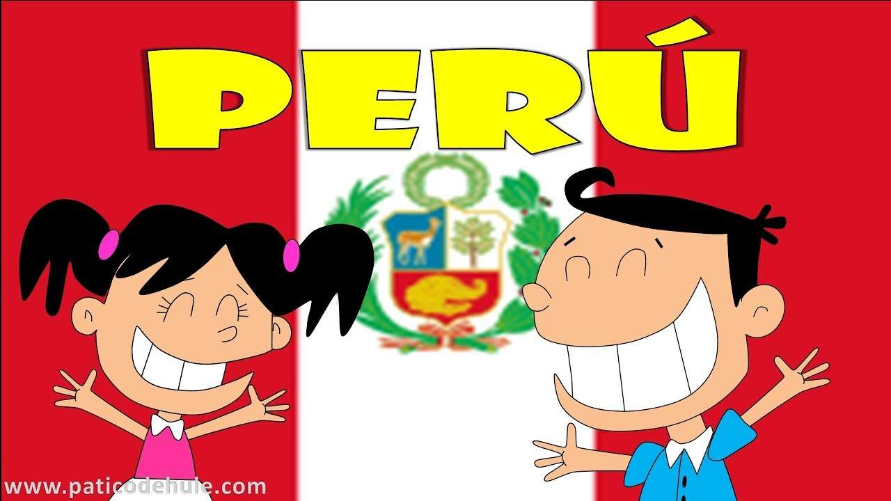 Perus Flagge. Puzzlespiel online