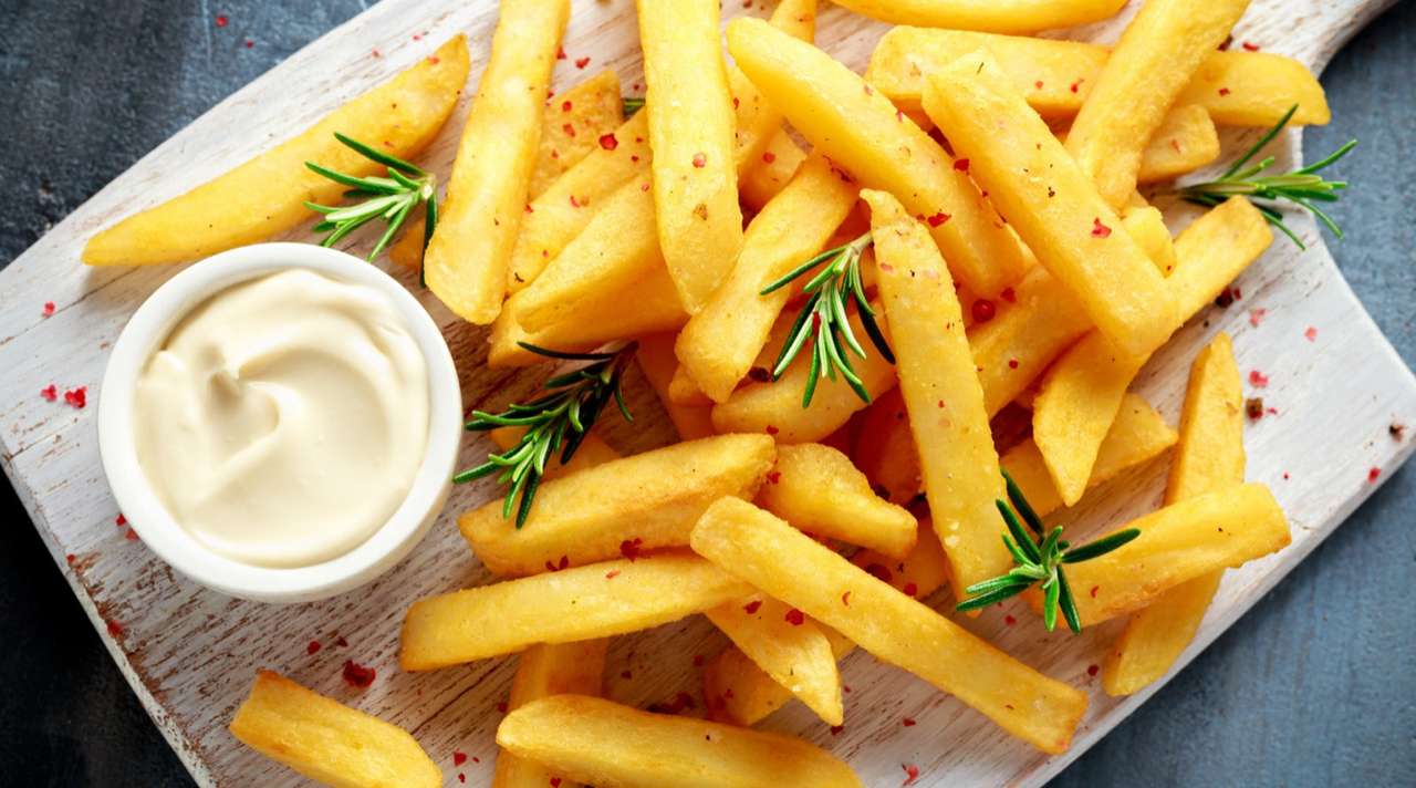 As batatas fritas do francês puzzle online