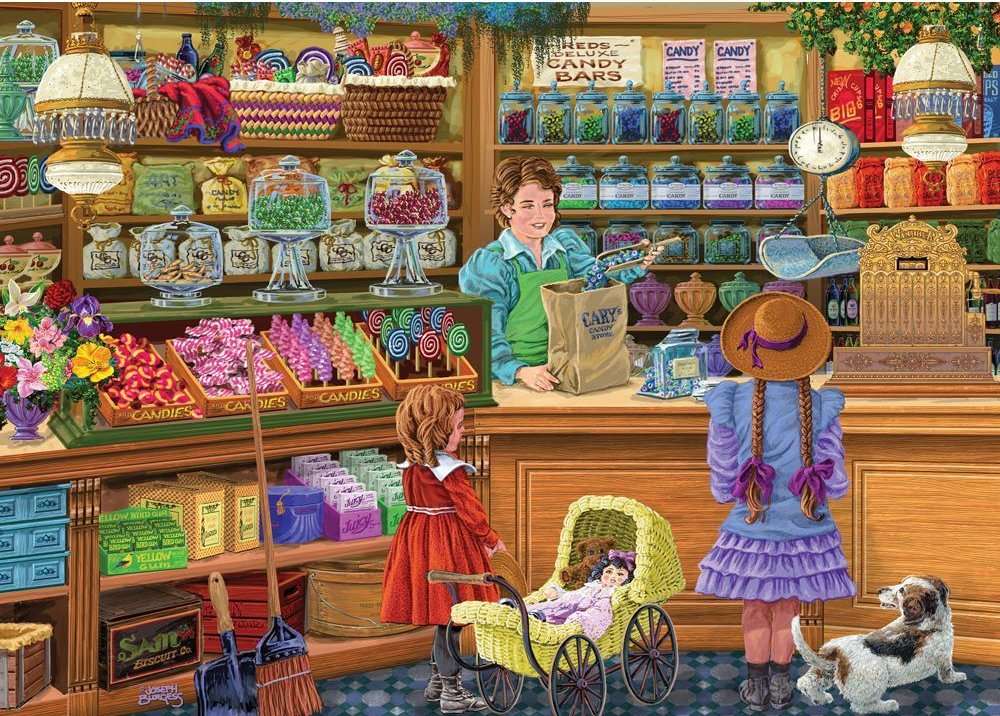 Candy-urile lui Cary tratează jigsaw puzzle online