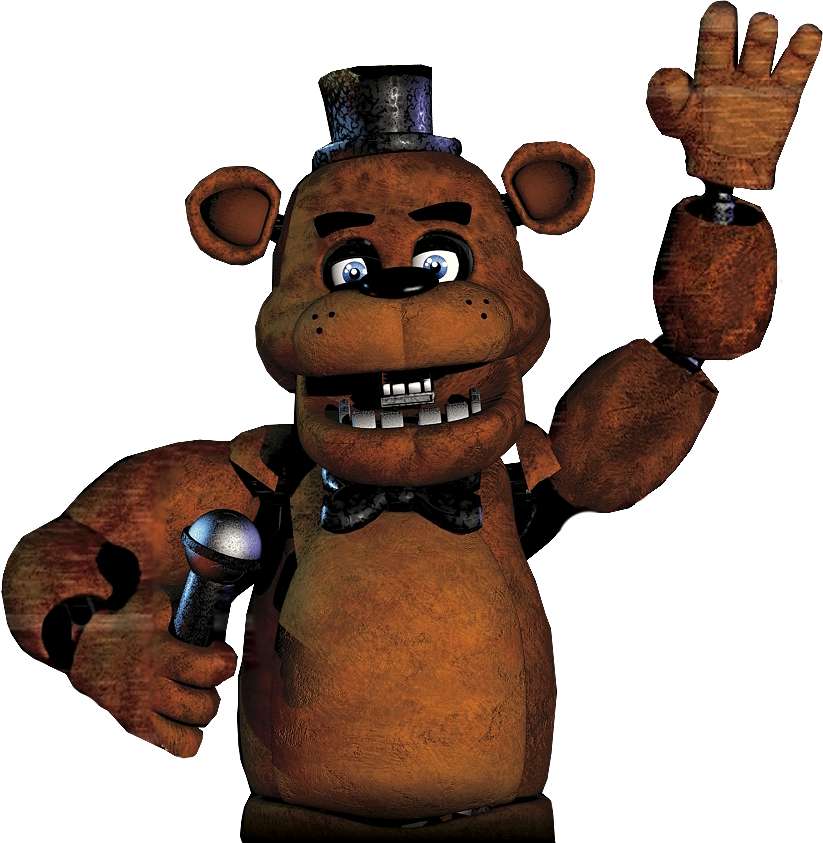 Greeting Freddy. puzzle online