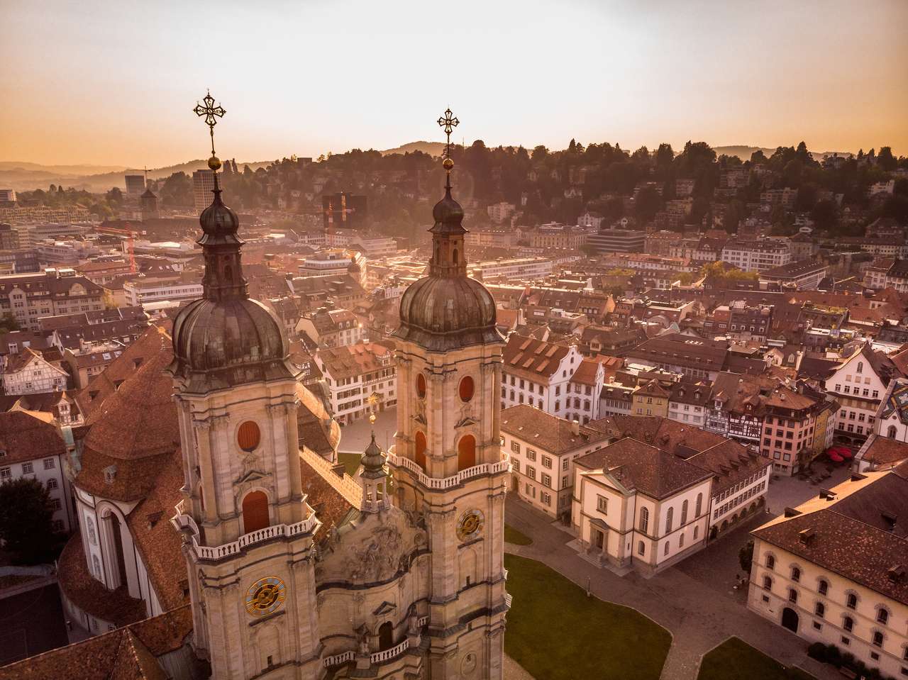 Abbey Cathedral Saint Gall ve Švýcarsku skládačky online