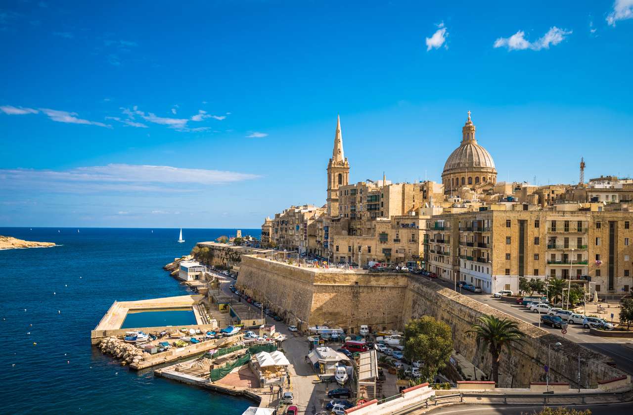 La valletta, la capital de Malta. rompecabezas en línea