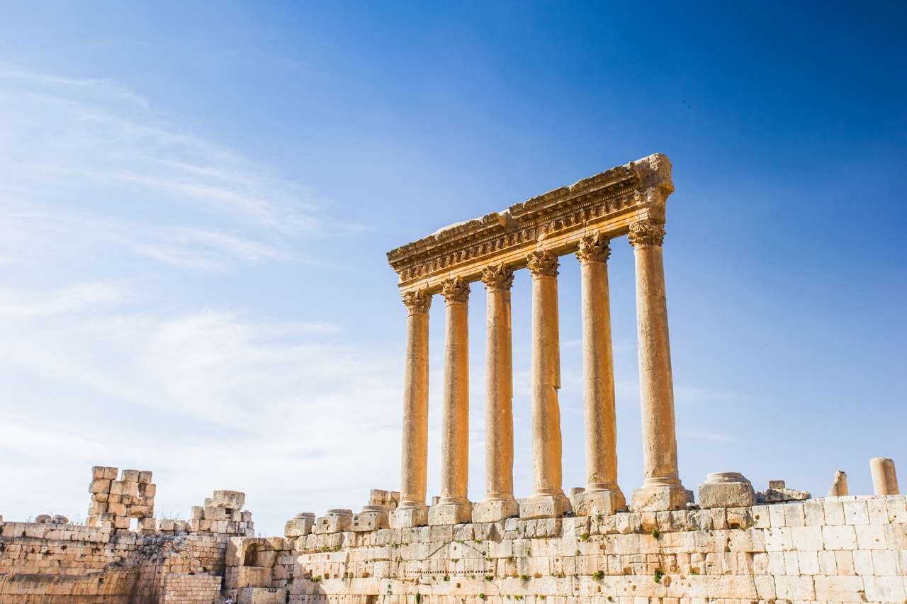 Templo de Jupiter de Baalbek, Líbano rompecabezas en línea
