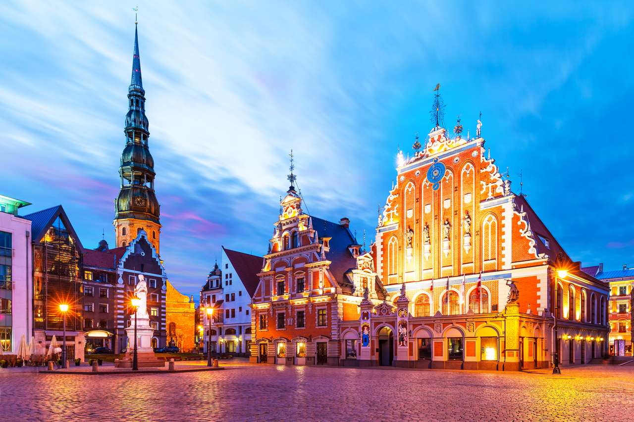 Ciudad vieja de Riga, Letonia rompecabezas en línea