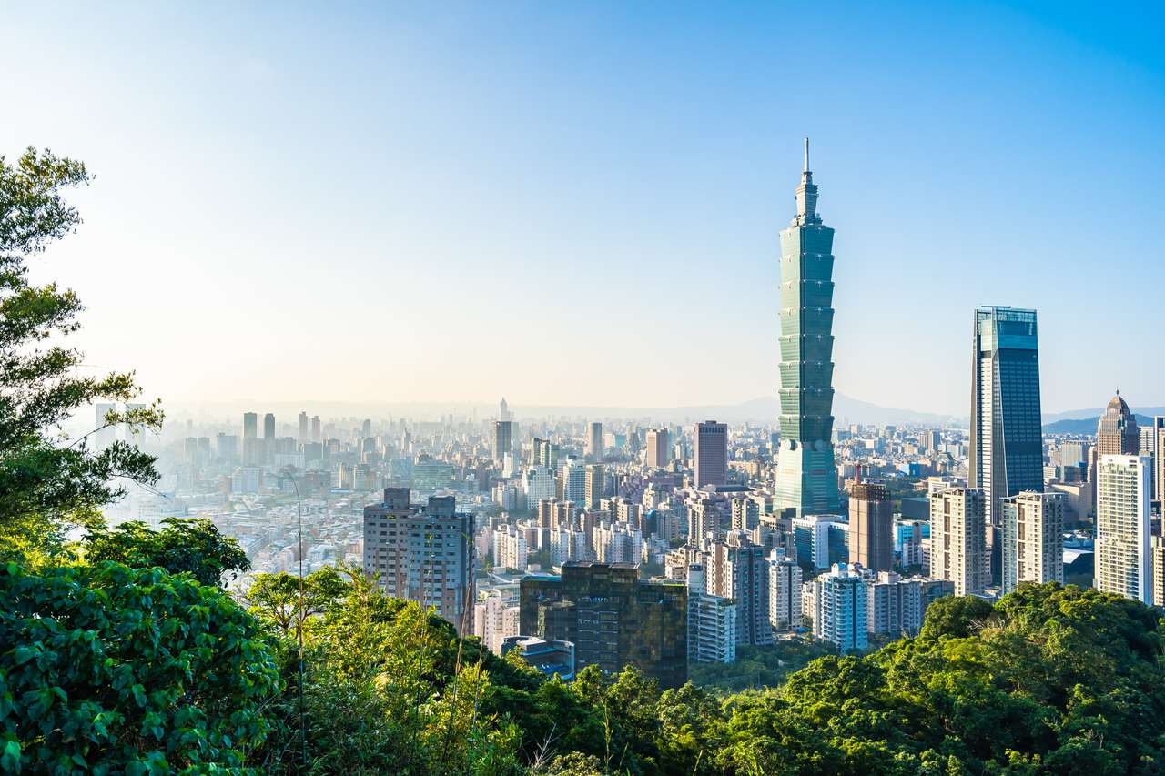 Taipei 101 arquitectura rompecabezas en línea