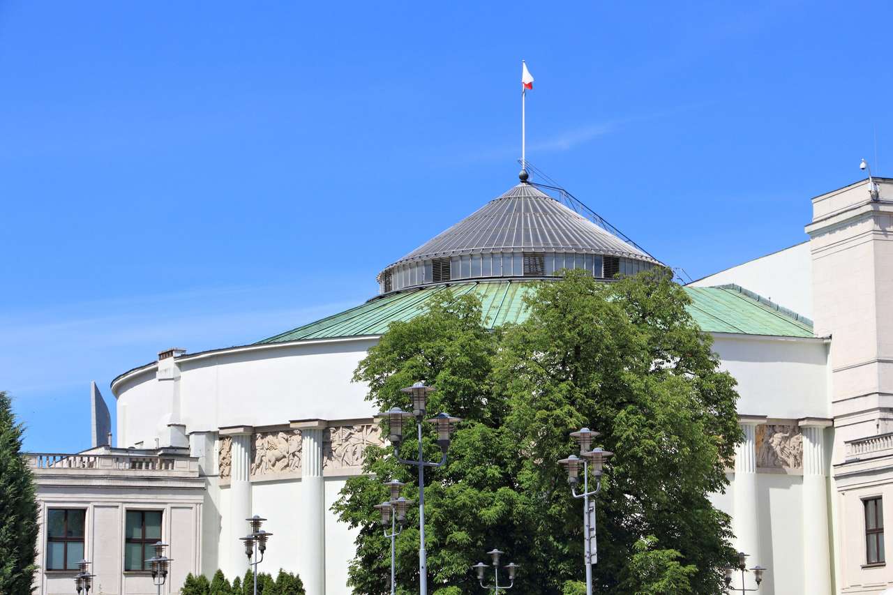Lengyel parlament (Sejm) épület Varsóban kirakós online