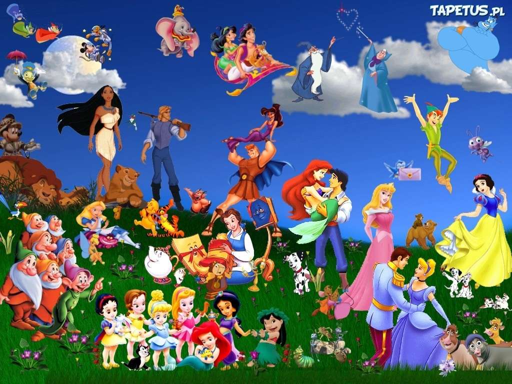 Figuren aus Märchen Online-Puzzle