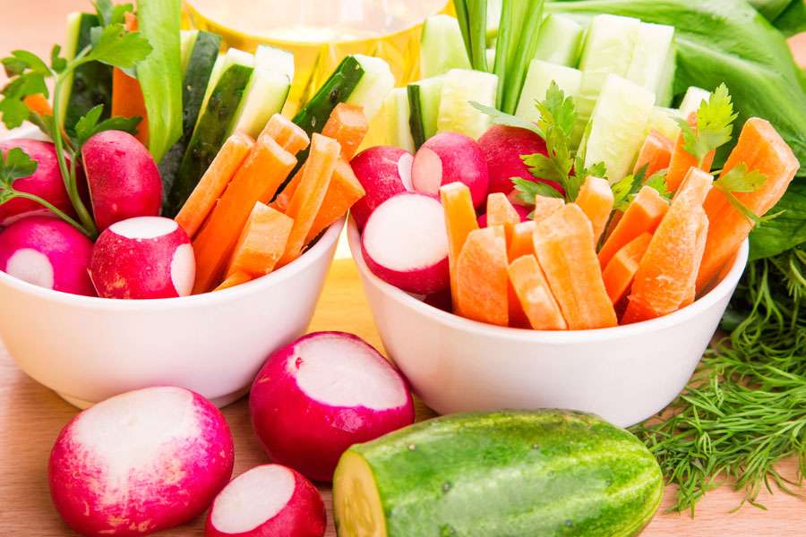 Λαχανικά σνακ παζλ online