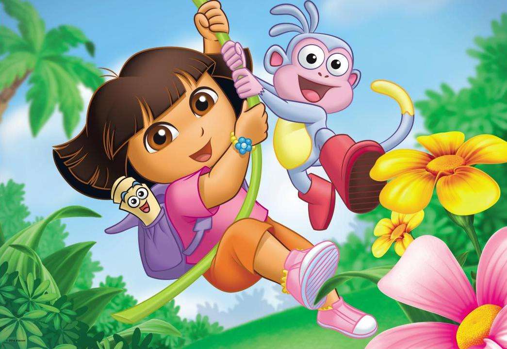 Dora se setká s světem online puzzle
