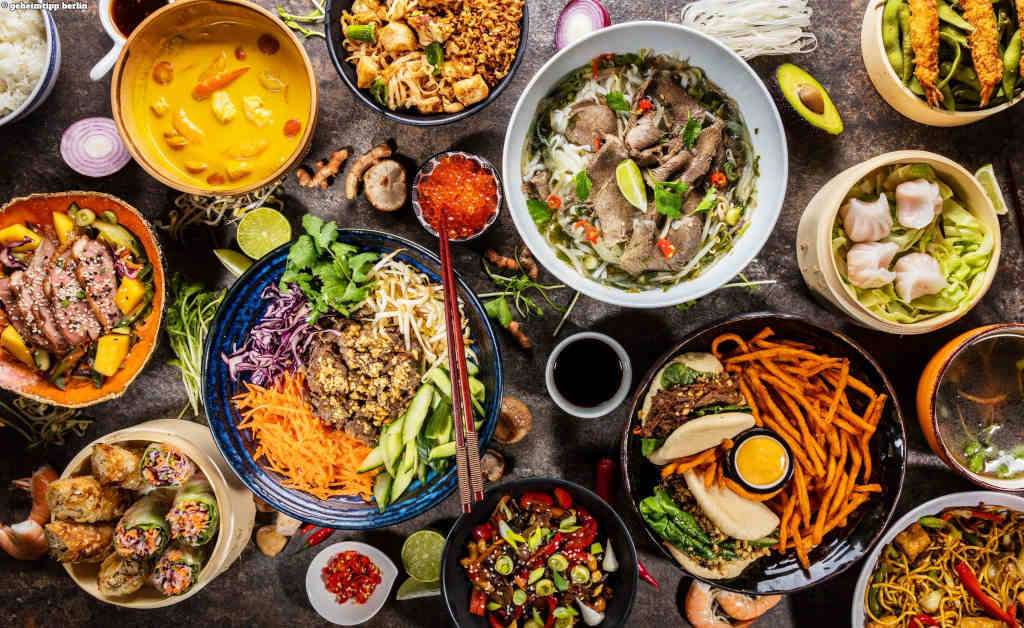 Ασιατικό φαγητό φεστιβάλ δρόμου παζλ online