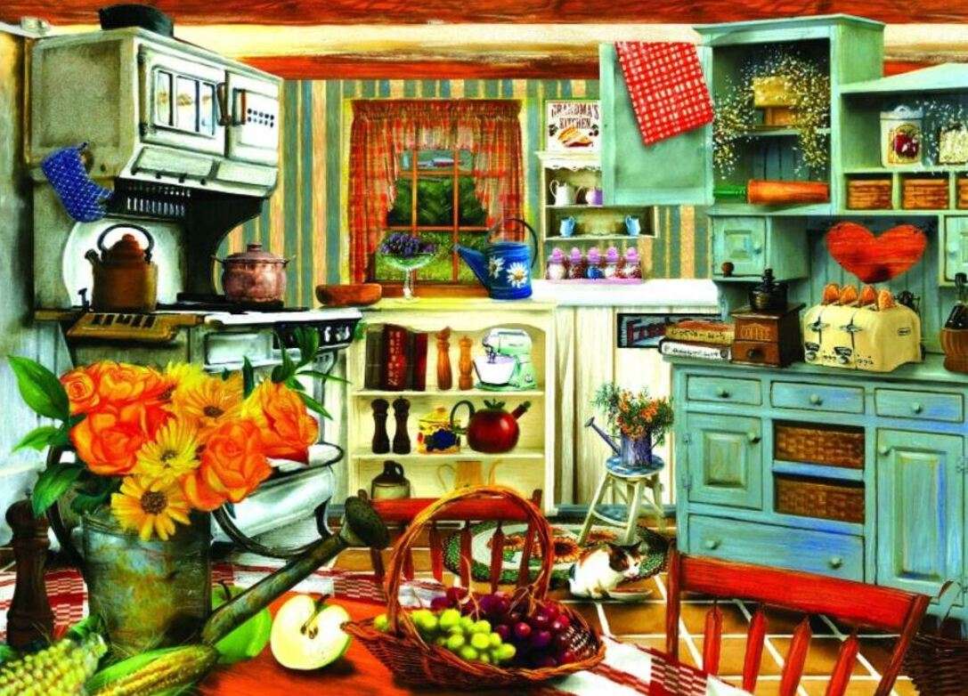 Bucătăria bunicii jigsaw puzzle online