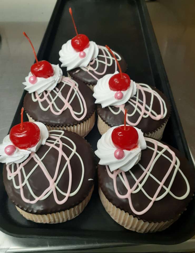 Boston Cream Cupcakes pussel på nätet