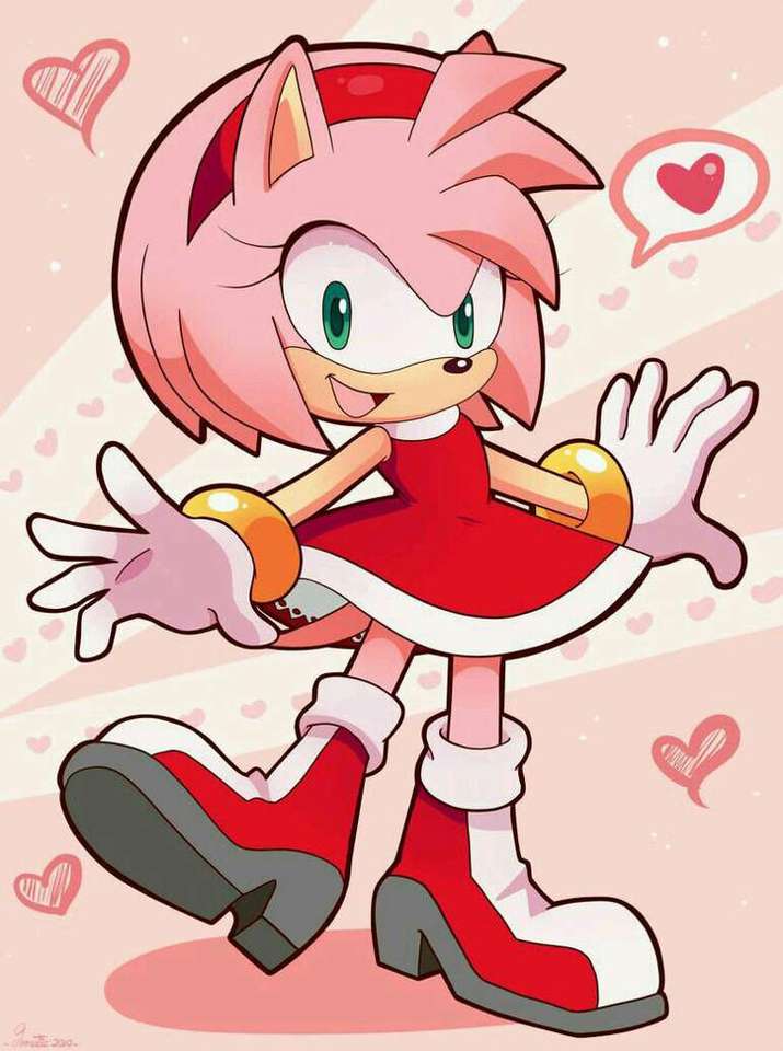 Amy Rose puzzle online