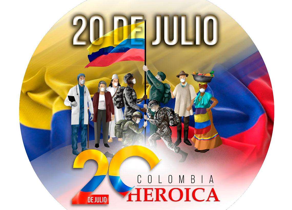 Unabhängigkeit von Kolumbien Online-Puzzle