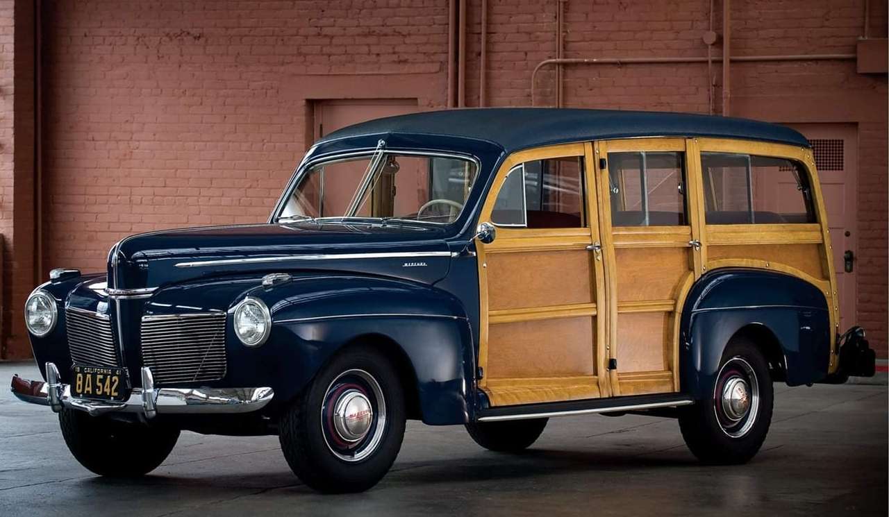 1941 rtuťový dřevitý vůz skládačky online