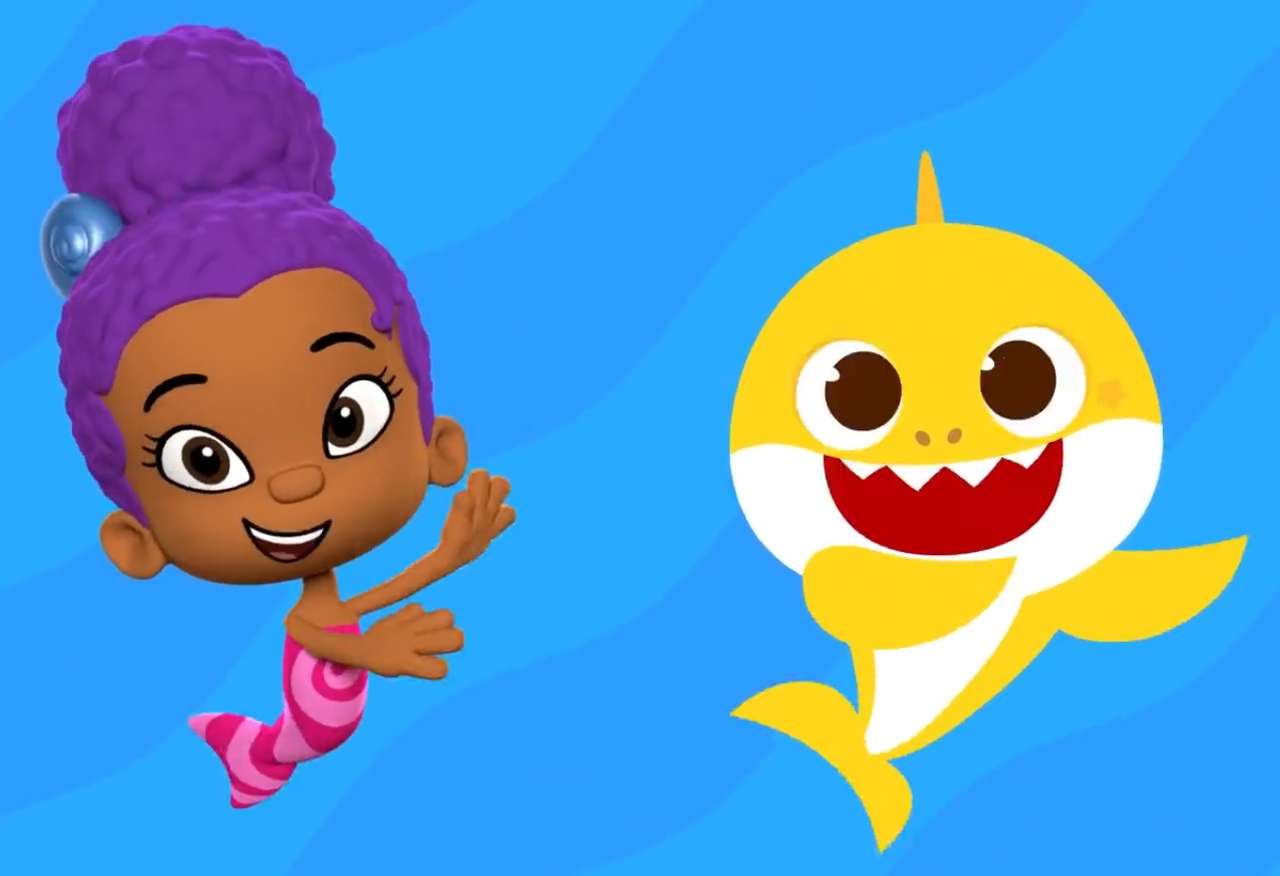 Zooli e tubarão de bebê 3 quebra-cabeças online
