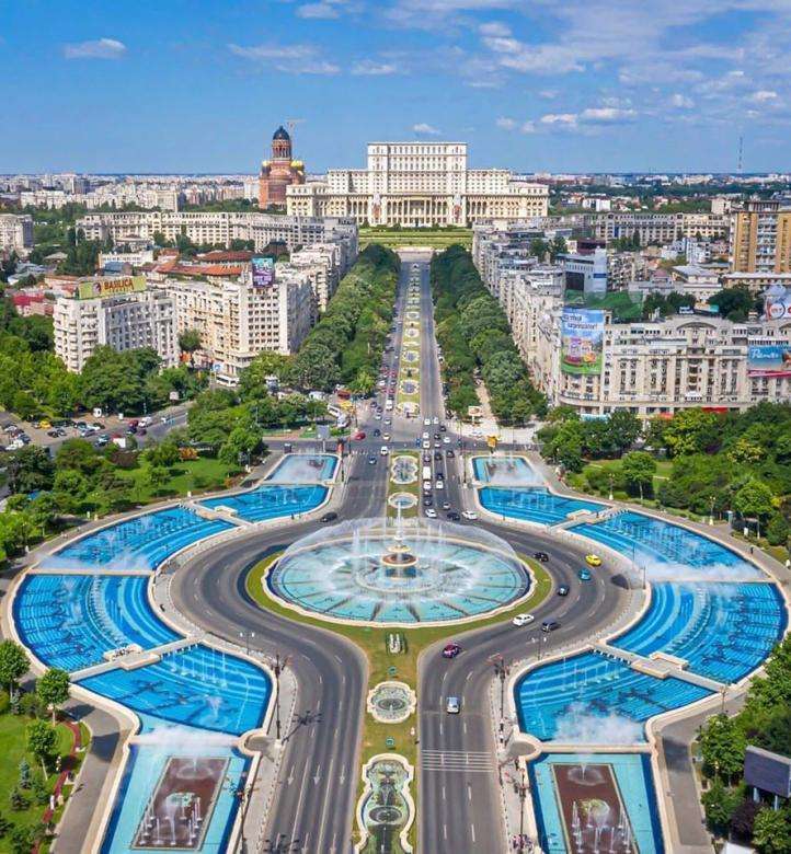 Bukarest központja online puzzle