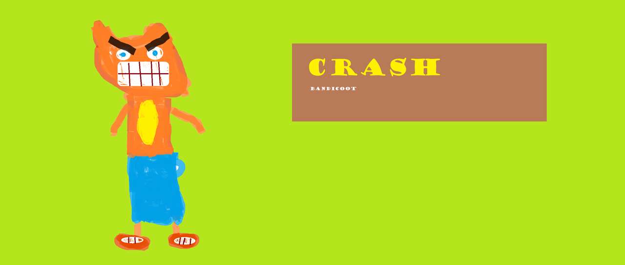 Crash festék. online puzzle