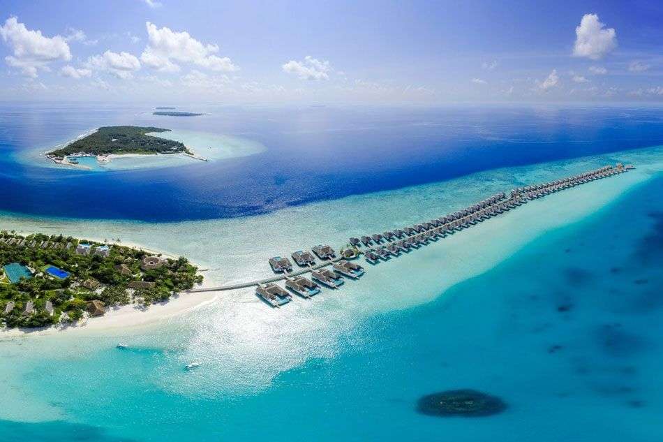 Райски къщи на Балах - Малдиви онлайн пъзел