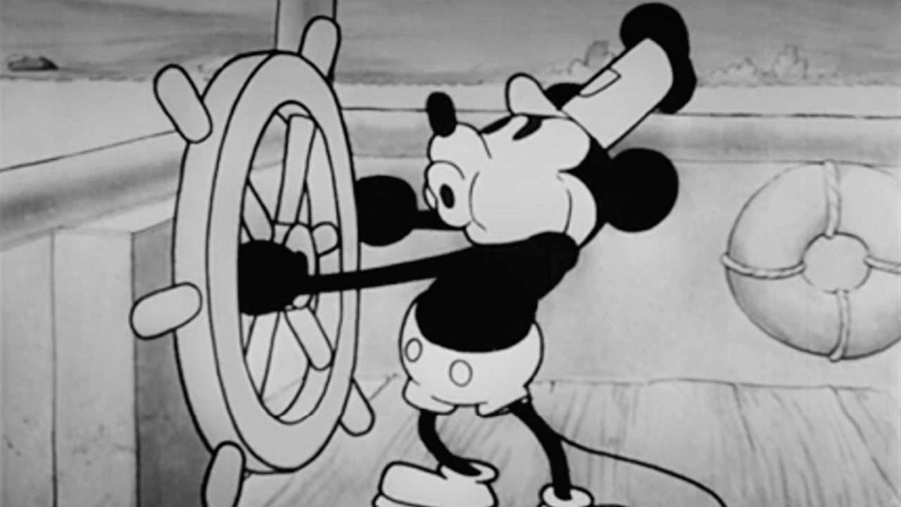 Mickey ποντίκι Steamboat Willie παζλ online