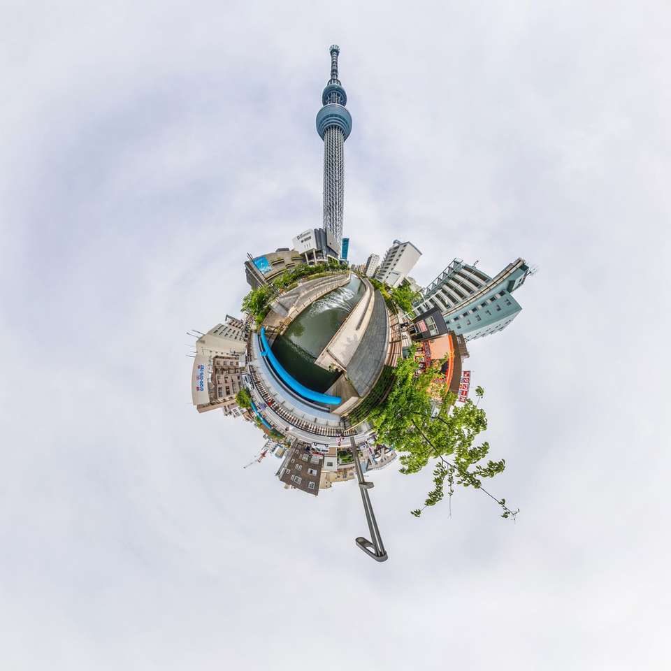 vue ronde de la ville puzzle en ligne