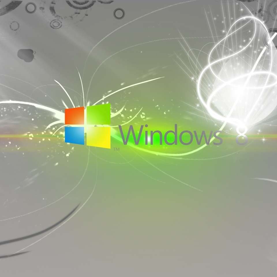 Desktop for the Windows 8 screen online puzzle