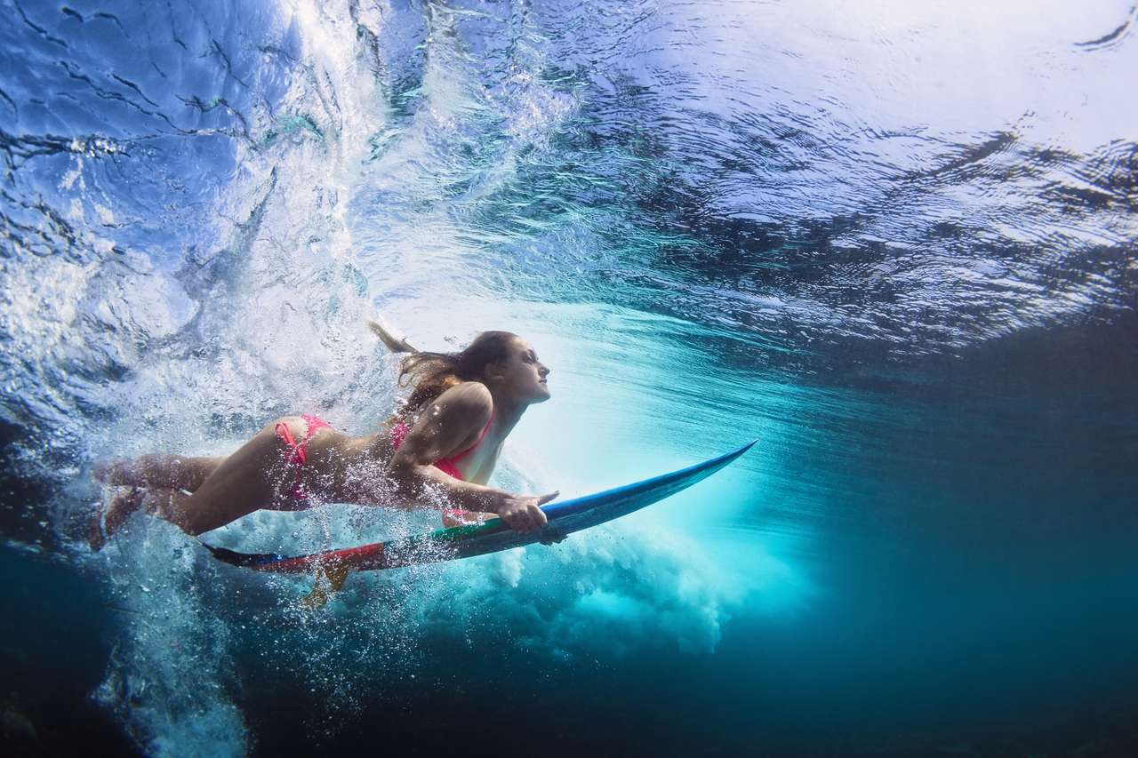 Surf plongée sous l'eau puzzle en ligne