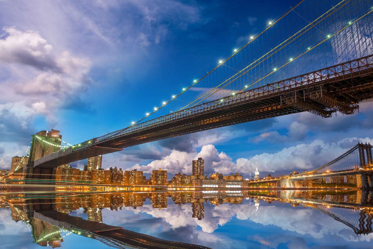 Ponte Brooklyn e Manhattan quebra-cabeça