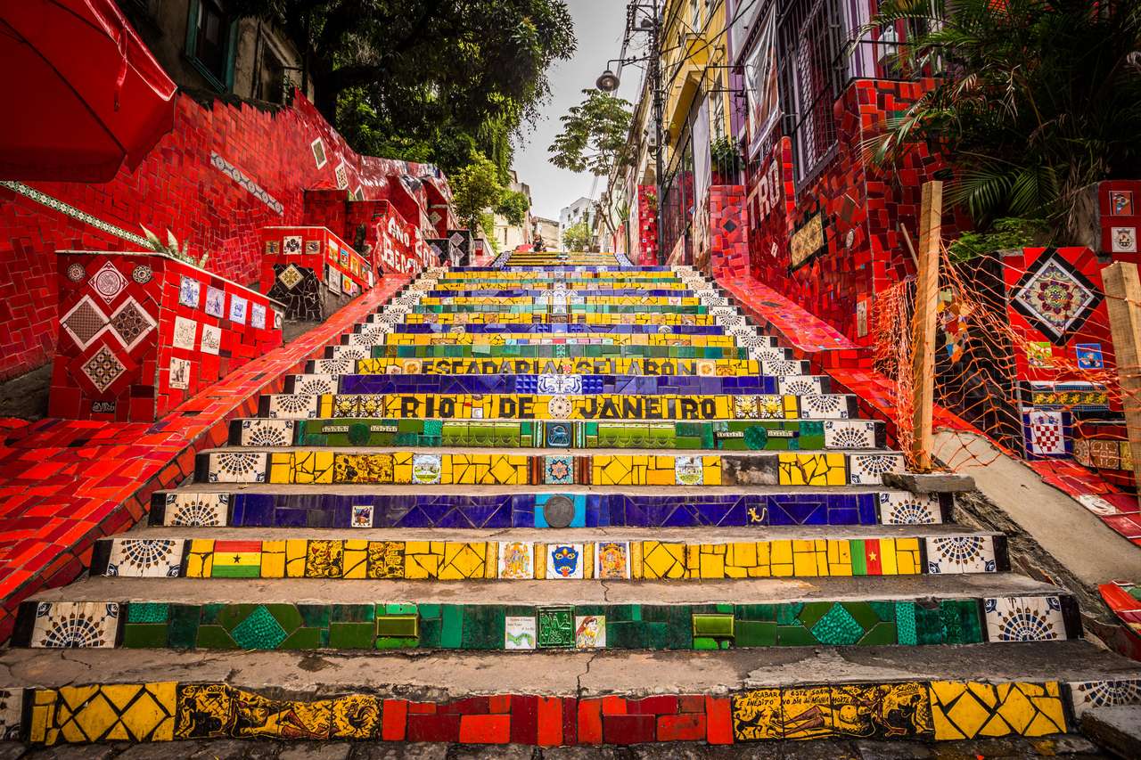 Рио-де-Жанейро - Лестница Селарона онлайн-пазл