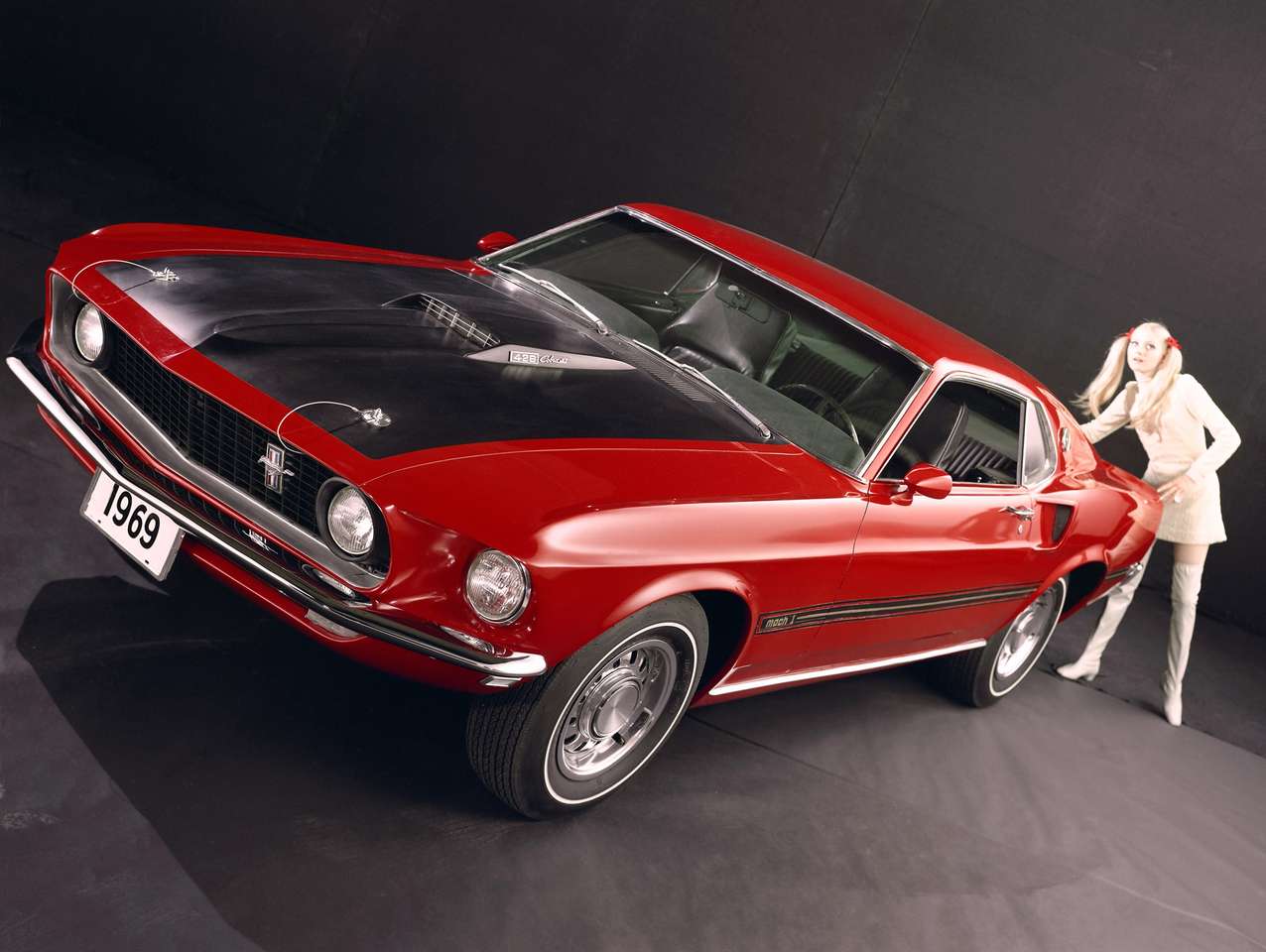 1969 Ford Mustang Mach 1 428 Super Cobra Jet online puzzle