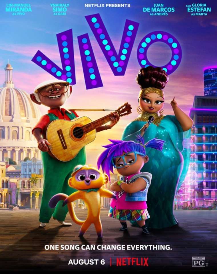 Vivo: el cartel de la película de la película rompecabezas en línea