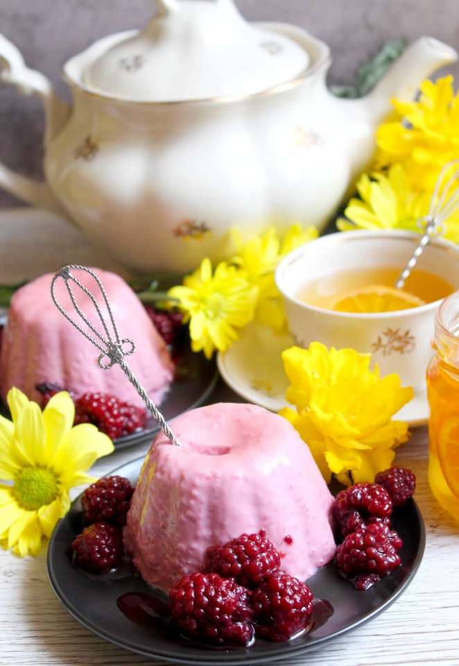Panna Cotta Ovocný čaj skládačky online