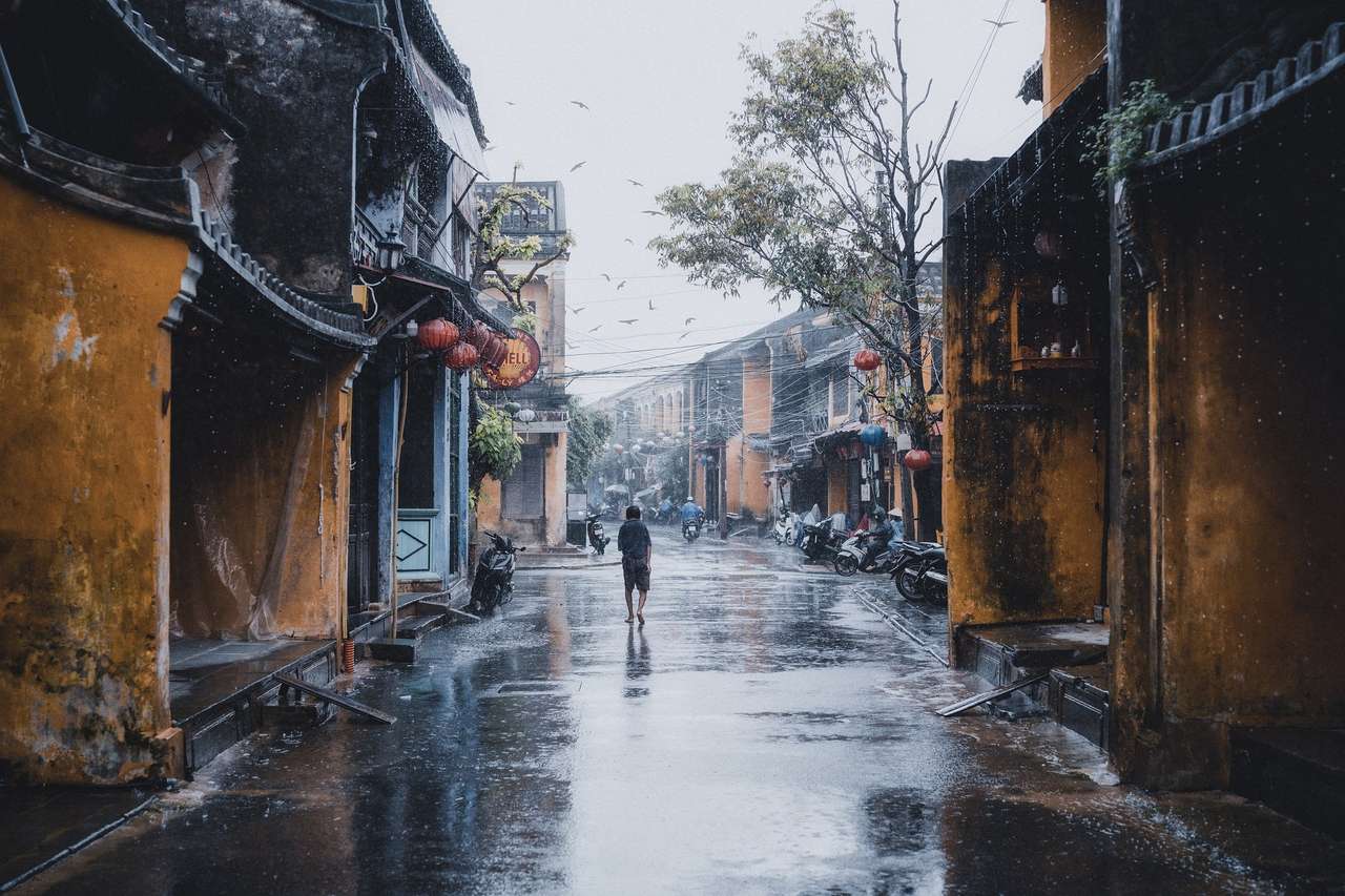 дъждовна улица онлайн пъзел