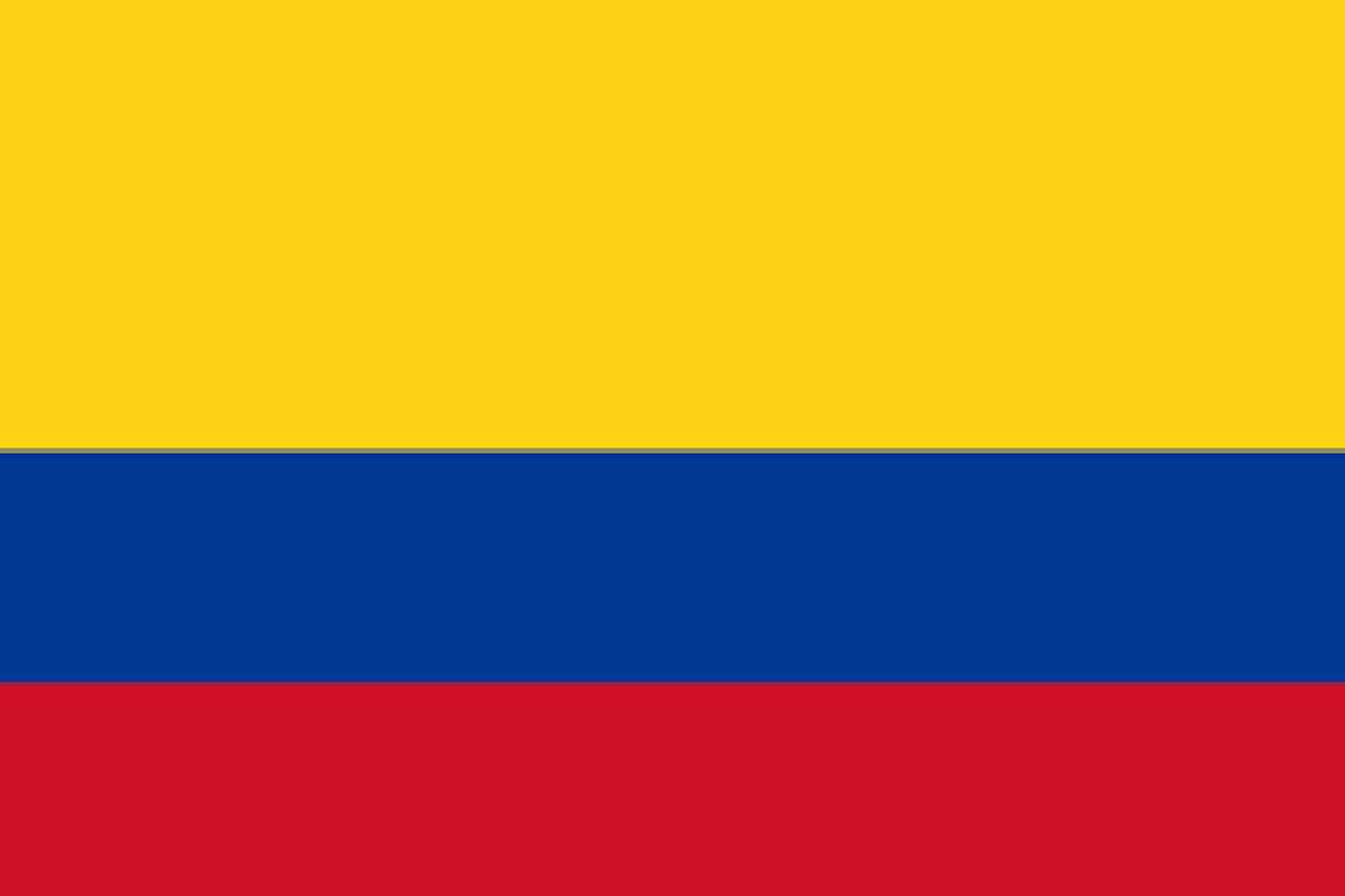 Flagga av Colombia Pussel online