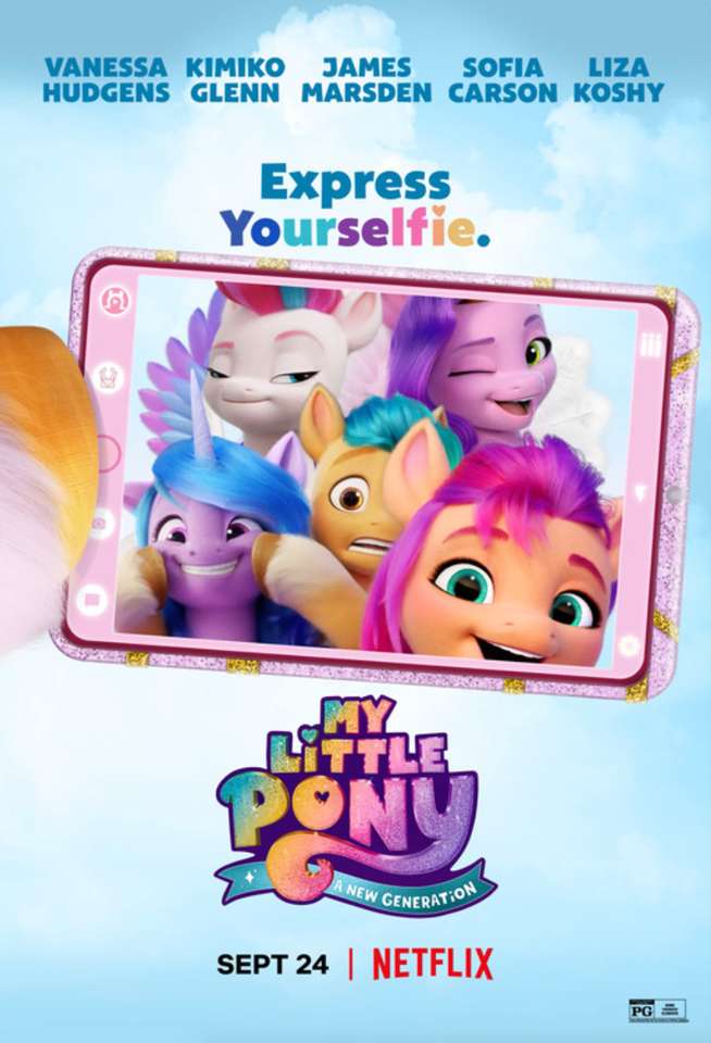 Mi pequeño pony: un cartel de película de nueva generación rompecabezas en línea