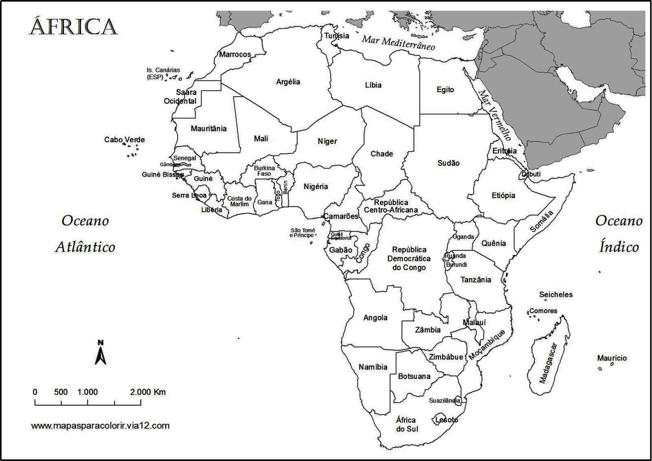 Puzzle dell'Africa puzzle online