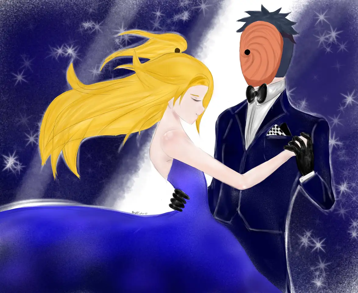 Deidara and obito - online puzzle